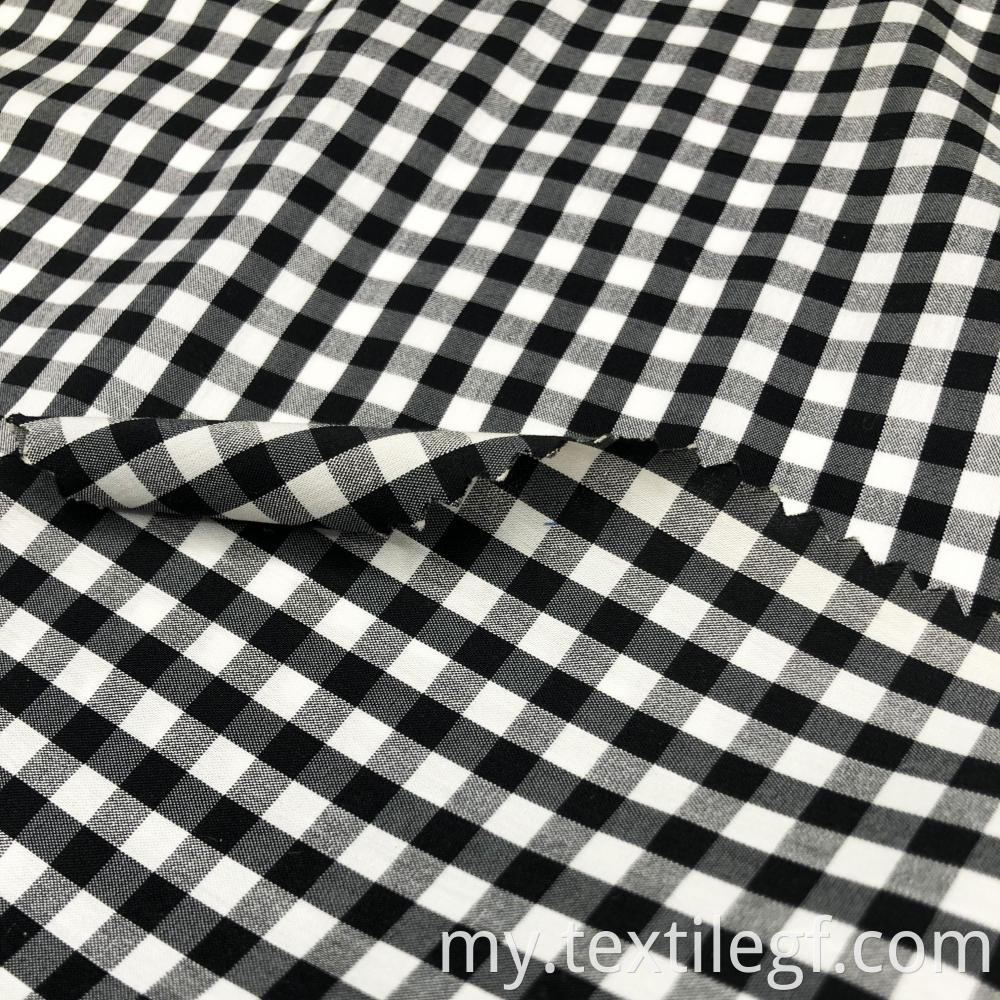 Plaid Pattern Poplin Fabric